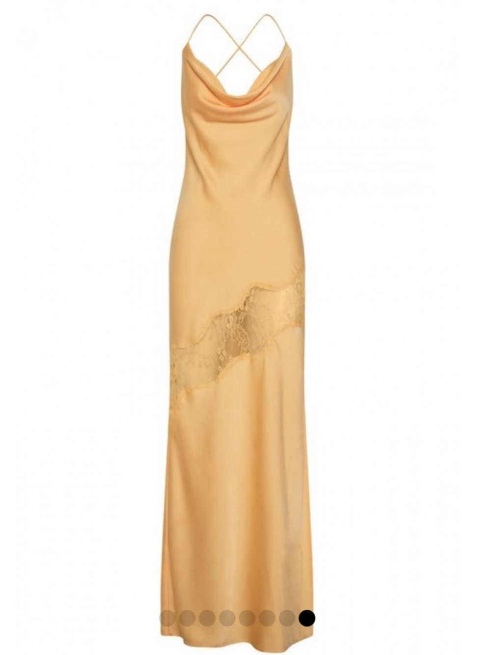 Meshki Chandra Lace Detail Satin Maxi Women's Dress
Lemon